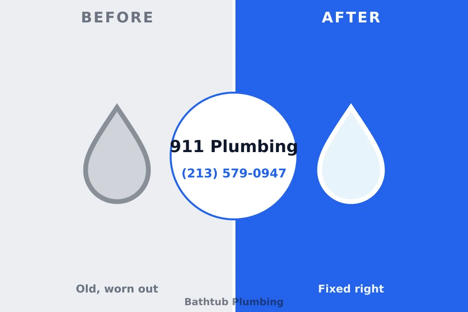 Before and after: plumbing repair Edneyville, NC